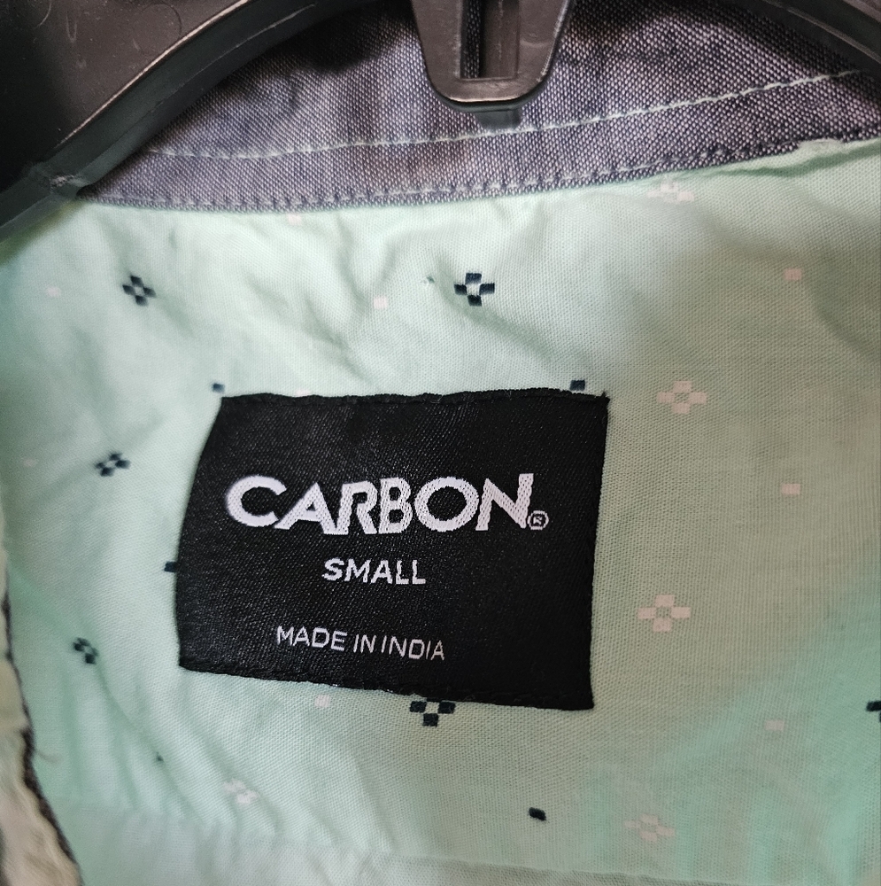Carbon Blue Casual Button Down Shirt - Picture 3 of 5